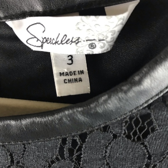Speechless| Lace Skater Dress| Black| Size 3 - Picture 3 of 8